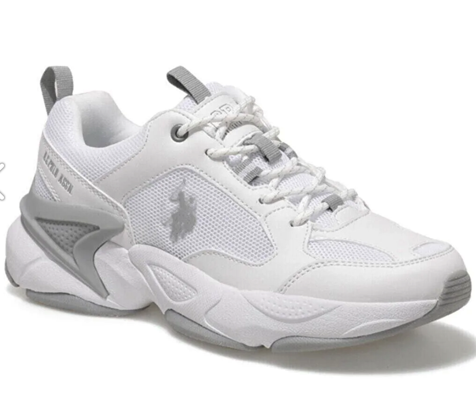 US Polo Assn. MAYBE WMN White Women's Sneaker Shoes