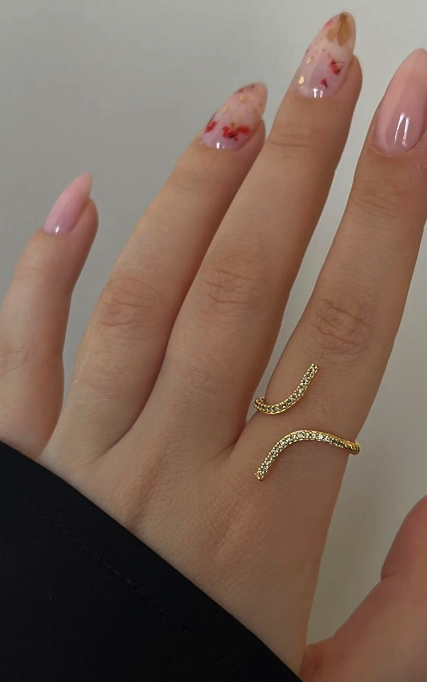 KILIGISTANBUL Gold\Silver Color Stone Ring
