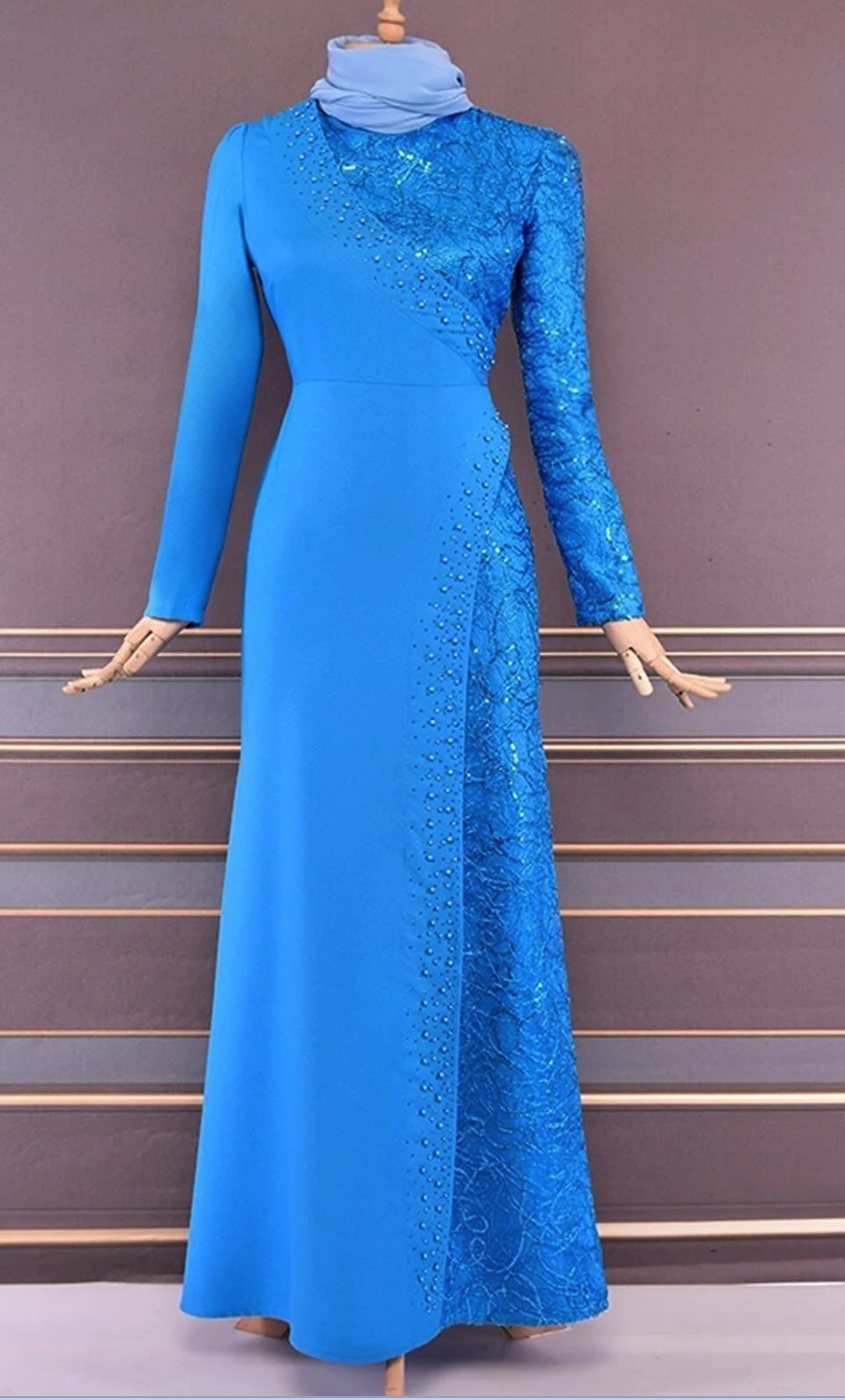 ModaMerve Inci Detay Abiye Gül Kurusu Asm2530 ModaMerve Inci Detay Abiye Gül Kurusu Asm2530 ModaMerve Inci Detay Abiye Gül Kurusu Asm2530 FREE CARGO ModaMerve Pearl Detail Evening Dress Dried Rose Asm